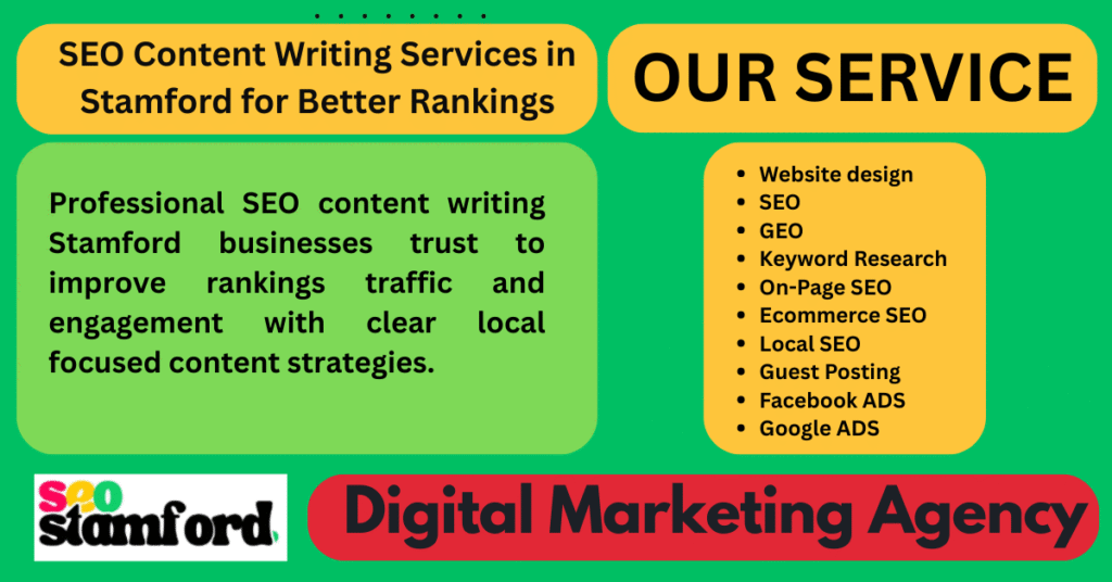 SEO Content Writing Stamford for Higher Rankings